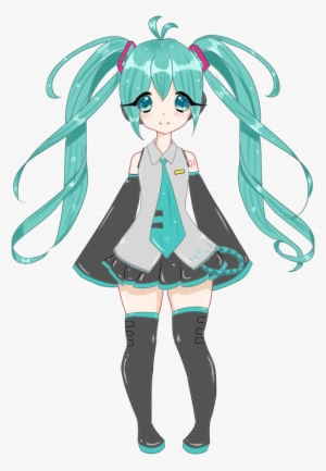 Hatsune Bg Vers By Myaruu On Deviantart - Cartoon