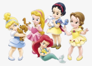 Disney Clipart, Disney Birthday Card, Disney Princess - Baby Princess Disney Png