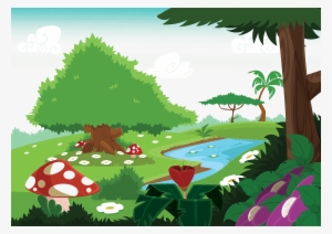 Illustration Cartoon Painted Background Transprent