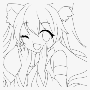 Hatsune Miku - Line Art Hatsune Miku