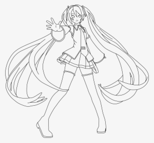 Hatsune Miku Chibi Coloring Pages - Hatsune Miku Para Dibujar