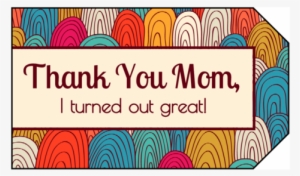 75" X 3" - Mothers Day Tags Template