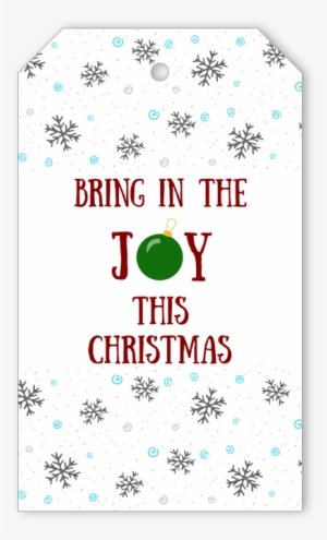 Christmas Joy Gift Tag - Die Kirche Hat Das Gebäude Verlassen Serviette