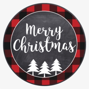 Merry Christmas Tags Printable - Merry Christmas Round Tag