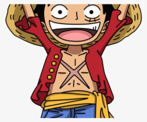 One Piece Clipart Cute - One Piece Luffy Cartoon