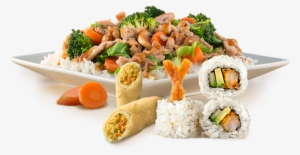 Sushi Plate Png Download - Chinese Fast Food Png