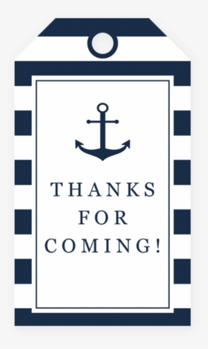 Baby Shower Thank You Favor Tag Printable By Littlesizzle - Dont Say Baby Nautical Game