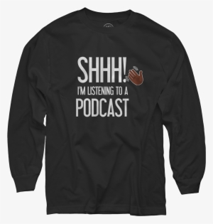 Shhh Im Listening To A Podcast With Hand Black Long - Beyonce Holiday Sweater