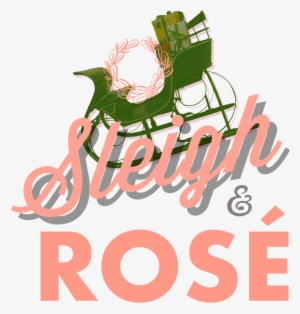 Sleigh And Rose Gift Tag