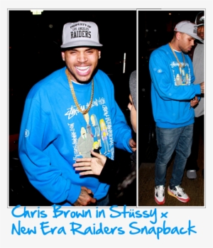 About - - Raiders Snapback Chris Brown