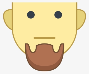 The Icon Is The Hairless Face Of A Cartoon Man - Icon