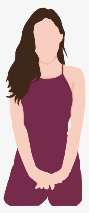 No Encuentras Png Quieres Algunos - Vector Minimalist Girl