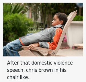 Chris Brown, Friends, And Growing Up - Slouch In Chair