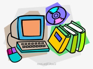 Free Computer Book Clipart - Research