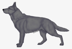 German Shepherd Lineart - Dog