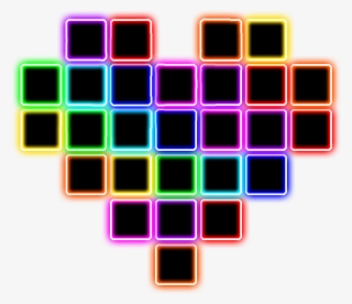 Pixel Rainvbow Heart - Tsukineko Memento Luxe Inker 15ml