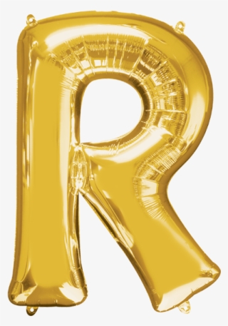 Rose Gold Letter R Balloon