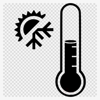 Thermometer Black And White Png Clipart Computer Icons - Cold Temperature Clipart Black And White