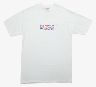 Supreme Union Jack Box Logo Tee - Active Shirt - 600x600 PNG Download ...