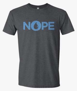 Mana Word “nope” T-shirt Men's - 2018 Resolution Quit Drinking