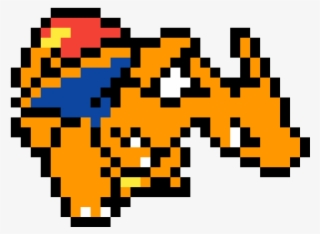 Charizard - Charizard Pokemon Perler Necklace