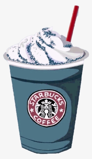 Coffee Frappuccino Ice Starbucks Cream Hand-painted - Starbucks Caramel Frappuccino