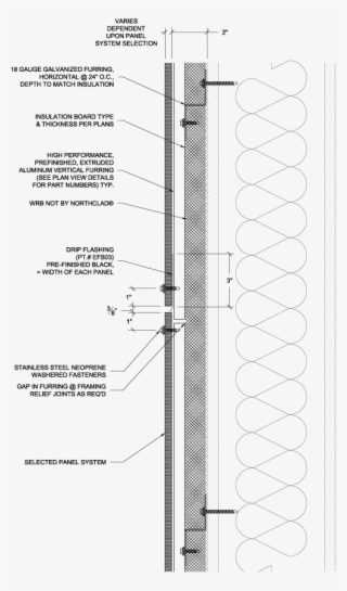 Horizontal Joint At Flat Siding - Monochrome