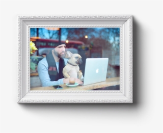 Man And Pug - Dog