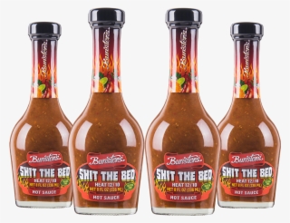 4 Pack Of Shit The Bed - Bunsters Shit The Bed Hot Sauce 250ml 12/10