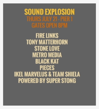 Sumfest 2016 Lineup - Master Class