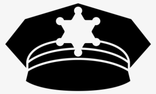 Police Hat Rubber Stamp - Icon