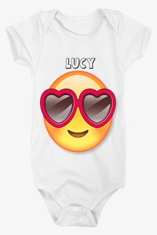 Love Struck Emoji Customised Baby Grow - Infant Bodysuit