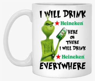 I Will Drink Heineken Here Or There I Will Drink Heineken - Heineken Light Bottle Opener Magnet By Heineken