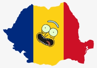 Rick , - Romania Flag Map Png