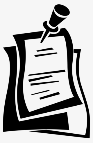 Vector Illustration Of Push Pin Or Thumb Tack Fastens