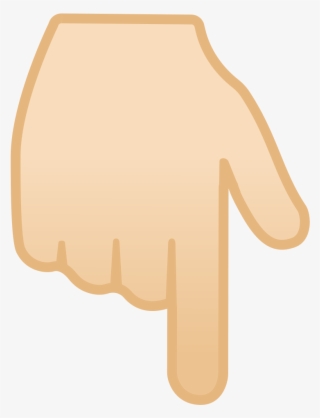 Finger Pointing Down Emoji Png Graphic Free Library - Emoji