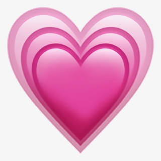 Emotions Emotion Emoji Heart Whatsapp Pink - Ios Heart Emojis Png