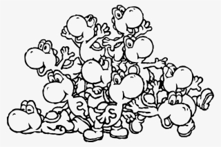Yoshi Coloring Pages Printable