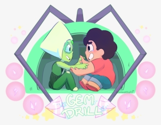 Anaonikaǐ Green Pink Cartoon Vertebrate Art Illustration - Steven Universe Fully Gem