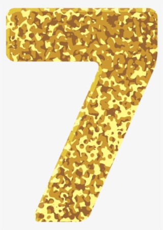 Free Png Gold Style Number Seven Png Images Transparent