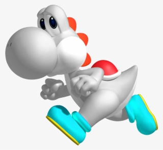 white yoshi figure