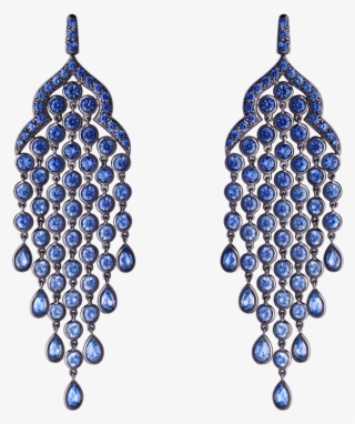 Tiara Aura Chandelier Earrings - Gold