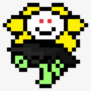 Flowey With A Gun - Pixel Art Undertale Flowey