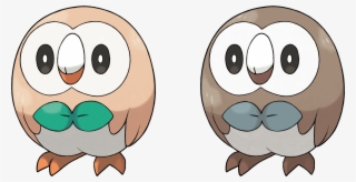 I Made Some Mock-up Shinies Of The New Gen 7 Pokemon - Pokemon Sun And Moon Owl Evolution