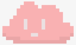 Bored Cloud Sprite - Pixel Card Png