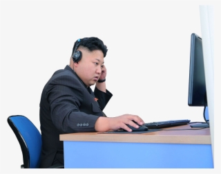 Kim Jong Un Png - Sitting