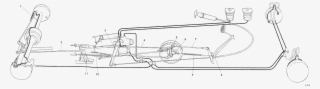 Bremsanlage Rolls Royce Silver Cloud - Technical Drawing