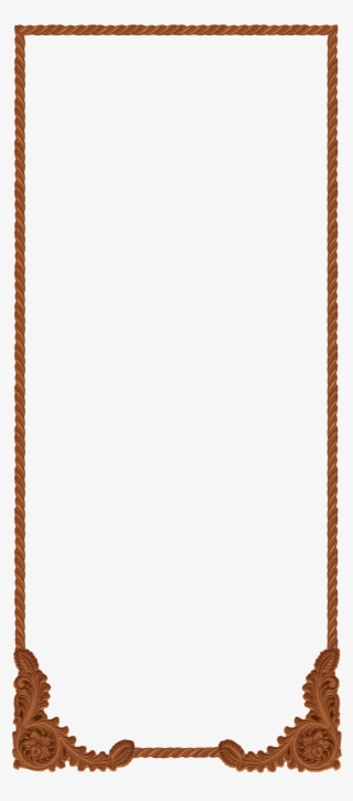 Bar J Leather Frame - Chain