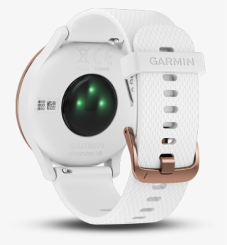 Vívomove® Hr - Garmin Vivomove Hr Sport - Rose Gold With White Silicone