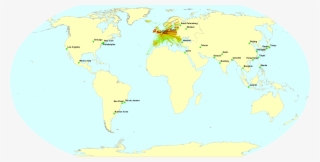 Coverage Of Emissions From International Aviation - World Map